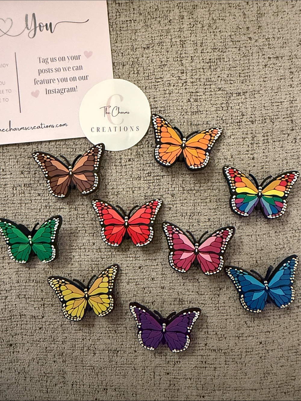 Butterfly Colorful - Crocs Charms